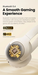 HAYLOU S30 Wireless Bluetooth 5.4 Headphones With Mic Noise Cancelling Headsets Hi-Res Audio 43dB Active 40mm Driver Earphones