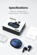 HAYLOU X1 2023 True Wireless Earphone Metallic Case Bluetooth 5.4 Headphones 24-Hour Battery Life Head Phones Half in-ear Earbud