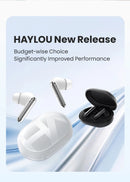 HAYLOU Mori Pro ANC Bluetooth 5.4 Earphones 43dB Active Noise Cancellation Earbuds 6 Mic Wireless Headphones 35H Battery Life