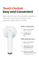 HAYLOU X1 Neo TWS Bluetooth 5.4 Earphones 0.06s Low Latency 20H Battery Life Lightweight Touch Control Wireless Headphone Earbud