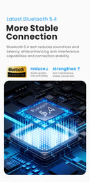 HAYLOU Mori Pro ANC Bluetooth 5.4 Earphones 43dB Active Noise Cancellation Earbuds 6 Mic Wireless Headphones 35H Battery Life