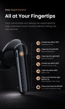 HAYLOU W1 ANC True Wireless Earbuds -45dB ANC Bluetooth 5.3 Headset Premium Hi-Fi Sound 35-hour Battery Life Wireless Headphones