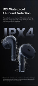 HAYLOU X1 2023 True Wireless Earphone Metallic Case Bluetooth 5.4 Headphones 24-Hour Battery Life Head Phones Half in-ear Earbud