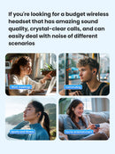 HAYLOU Mori Pro ANC Bluetooth 5.4 Earphones 43dB Active Noise Cancellation Earbuds 6 Mic Wireless Headphones 35H Battery Life