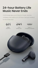 HAYLOU X1 Plus Wireless Earphone Bluetooth 5.4 Low Latency Headphone 4 Mic ENC HD Bluetooth Call TWS Earbuds Transparency Mode
