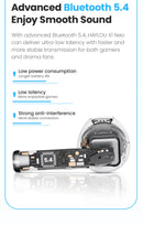 HAYLOU X1 Neo TWS Bluetooth 5.4 Earphones 0.06s Low Latency 20H Battery Life Lightweight Touch Control Wireless Headphone Earbud