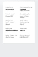 HAYLOU X1 2023 True Wireless Earphone Metallic Case Bluetooth 5.4 Headphones 24-Hour Battery Life Head Phones Half in-ear Earbud