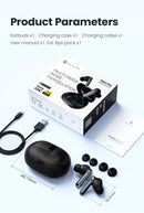 HAYLOU Mori Pro ANC Bluetooth 5.4 Earphones 43dB Active Noise Cancellation Earbuds 6 Mic Wireless Headphones 35H Battery Life