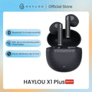 HAYLOU X1 Plus True Wireless Earphones TWS Bluetooth 5.4 Headphones Low Latency Gaming Competitive 4 Mics+ENC HD Call Headsets