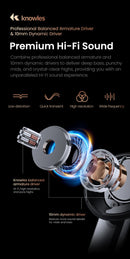 HAYLOU W1 ANC True Wireless Earbuds -45dB ANC Bluetooth 5.3 Headset Premium Hi-Fi Sound 35-hour Battery Life Wireless Headphones