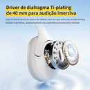 Fone Bluetooth Sem Fio com Cancelamento de Ruído-QCY SonicGo ANC