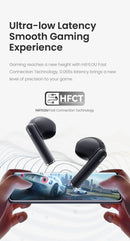 HAYLOU X1 Plus True Wireless Earphones TWS Bluetooth 5.4 Headphones Low Latency Gaming Competitive 4 Mics+ENC HD Call Headsets