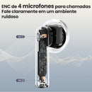 HAYLOU X1 Plus True Wireless Earphones TWS Bluetooth 5.4 Headphones Low Latency Gaming Competitive 4 Mics+ENC HD Call Headsets