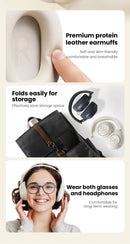 HAYLOU S30 Wireless Bluetooth 5.4 Headphones With Mic Noise Cancelling Headsets Hi-Res Audio 43dB Active 40mm Driver Earphones