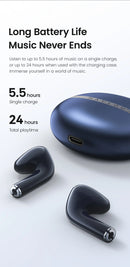 HAYLOU X1 2023 True Wireless Earphone Metallic Case Bluetooth 5.4 Headphones 24-Hour Battery Life Head Phones Half in-ear Earbud