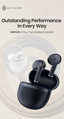 HAYLOU X1 Plus Wireless Earphone Bluetooth 5.4 Low Latency Headphone 4 Mic ENC HD Bluetooth Call TWS Earbuds Transparency Mode