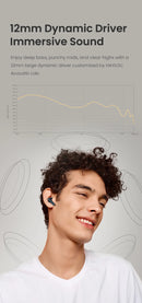 HAYLOU X1 Plus Wireless Earphone Bluetooth 5.4 Low Latency Headphone 4 Mic ENC HD Bluetooth Call TWS Earbuds Transparency Mode