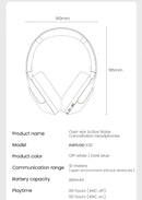 HAYLOU S30 Wireless Bluetooth 5.4 Headphones With Mic Noise Cancelling Headsets Hi-Res Audio 43dB Active 40mm Driver Earphones